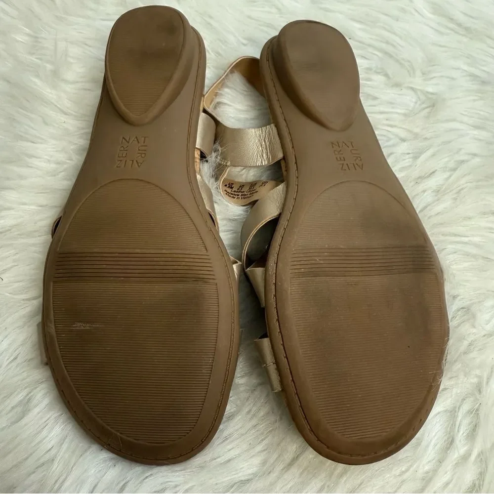 NATURALIZER Gold Strappy Sandals‎